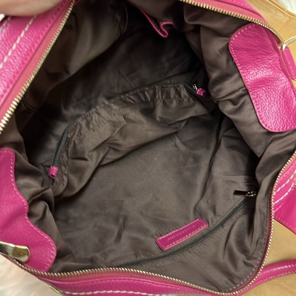 Cuore & Pelle Amelia Fuchsia Shoulder Bag B95 - Picture 12 of 13